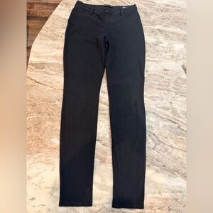 Lee Platinum Label Easy Fit Legging Black Skinny Pants Stretch Pull-On 27/28